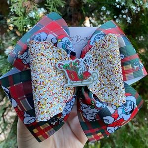Christmas 101 Dalmatians Inspired Hair Bow